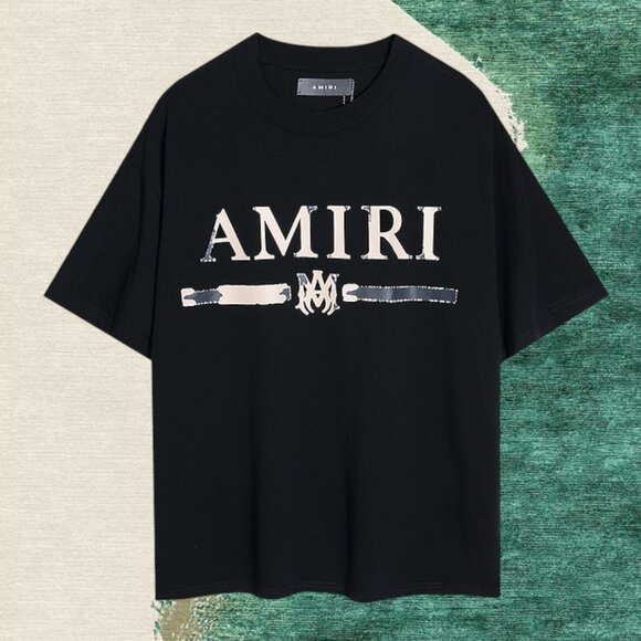 AMIRI Men's Black Short Sleeve